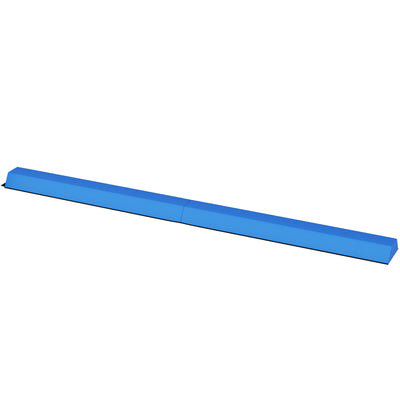 BalanceFrom 8 Foot Folding Balance Gymnastics Floor Beam with Handles, Blue - VMInnovations