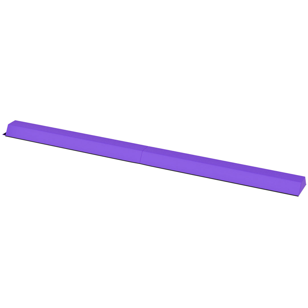 BalanceFrom 8ft Folding Balance Gymnastics Beam w/Handles, Purple (Open Box) - VMInnovations