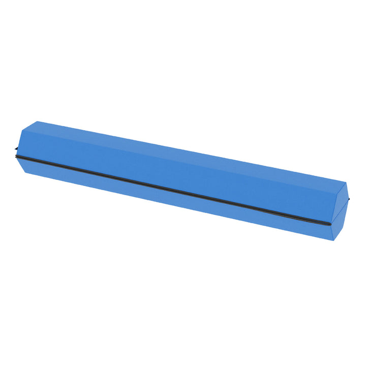 BalanceFrom 9' Folding Balance Gymnastics Floor Beam w/Handles, Blue (Open Box)