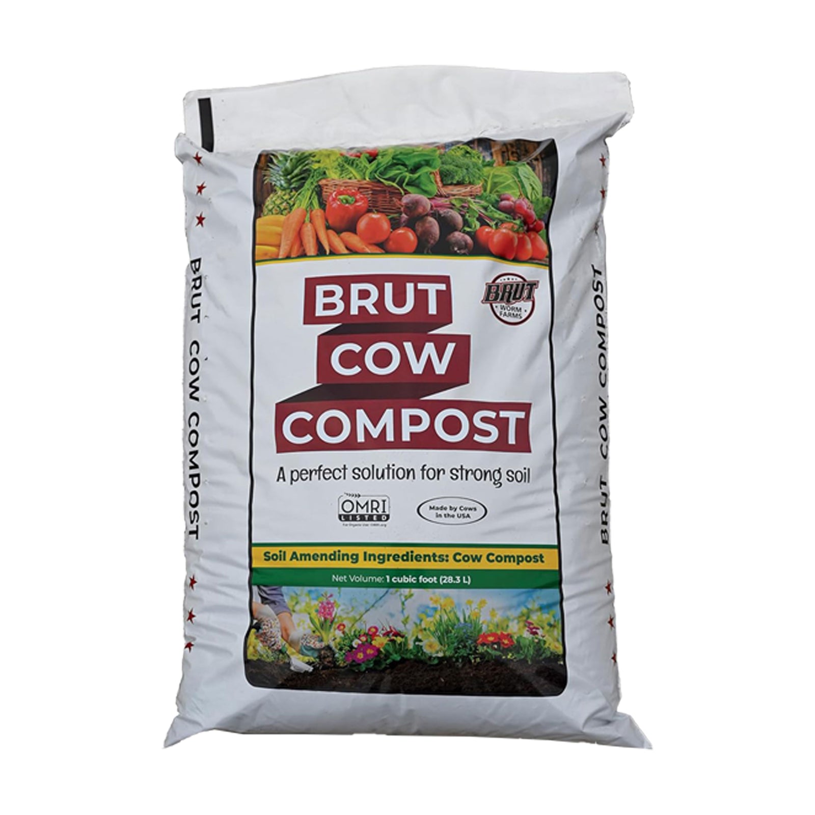 Brut Organic Chicken Compost Nutrient Rich Garden Fertilizer for Farm (10 Pack) - VMInnovations