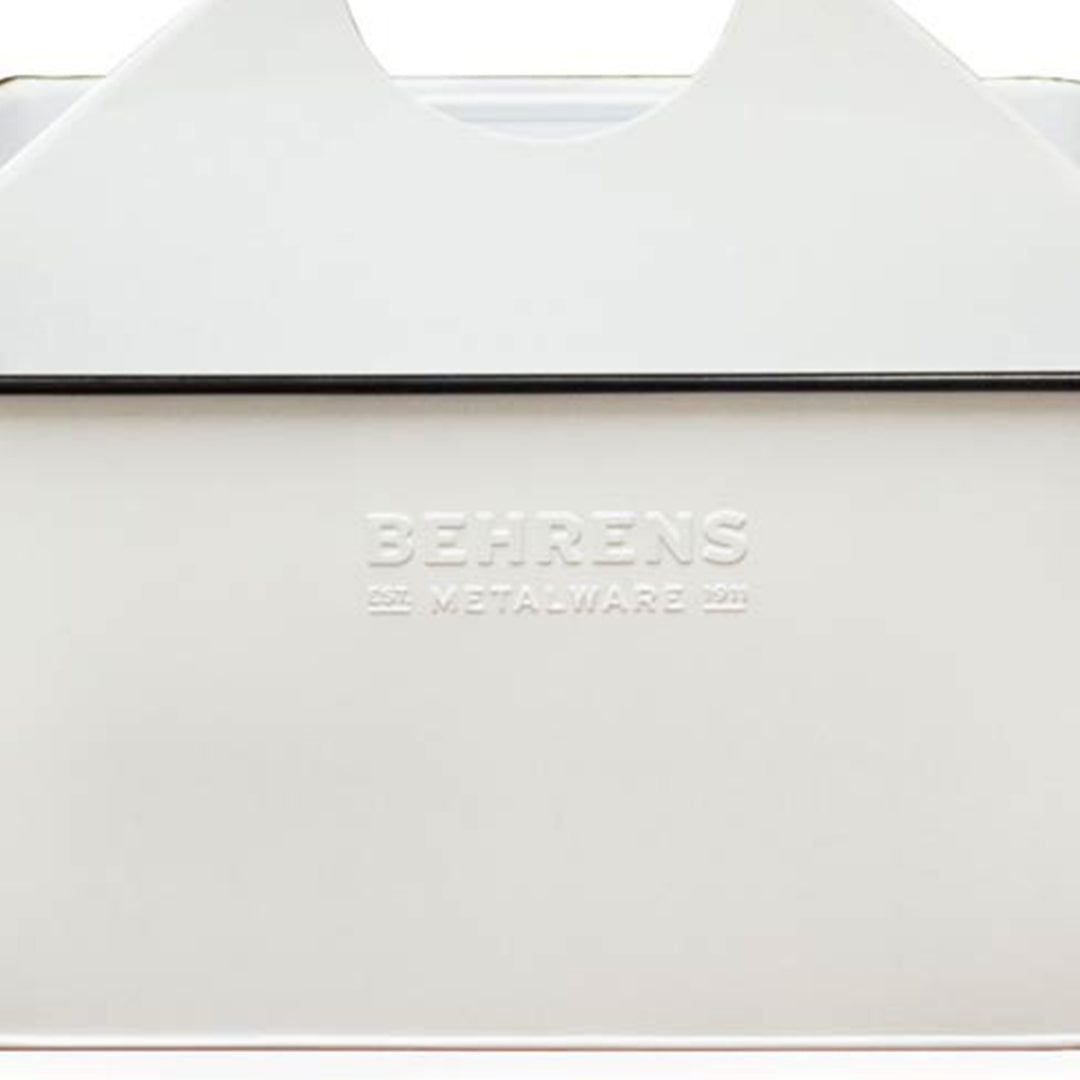 Behrens Versatile 11.5 Inch Rectangular Steel Partitioned Cleaning Caddy, White - VMInnovations