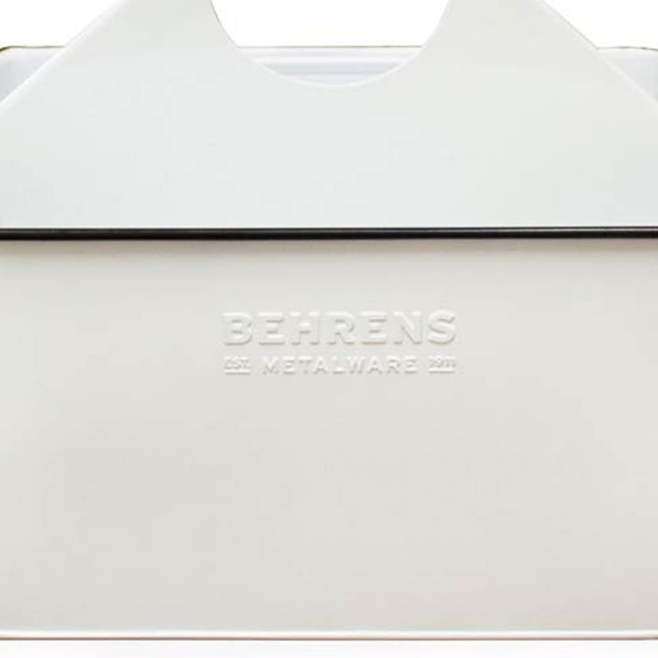 Behrens Versatile 11.5 Inch Rectangular Steel Partitioned Cleaning Caddy, White - VMInnovations
