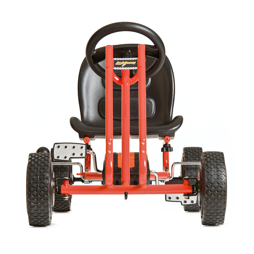 hauck lightning ride-on pedal go-kart hauck Lightning Pedal Ride On Go Kart Toy for Boys & Girls, Orange (Fo – VMInnovations