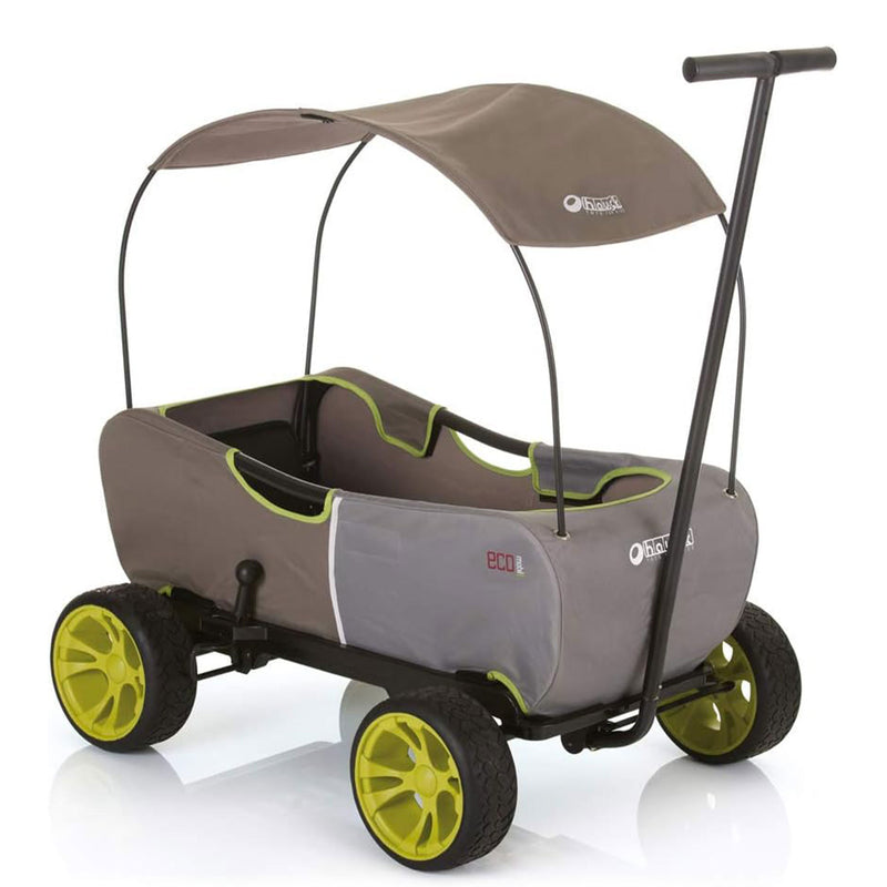 hauck Eco Wagon with Multipurpose Hand Pulled Utility & Easy Fold Feature, Green