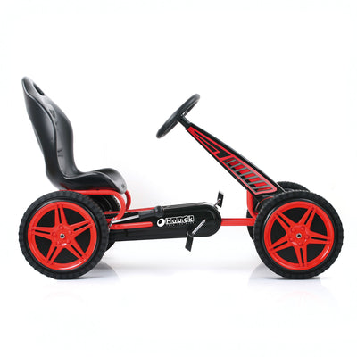 hauck Hurricane Racing Go Kart w/Low Profile Rubber Tires & Handbrake(For Parts)