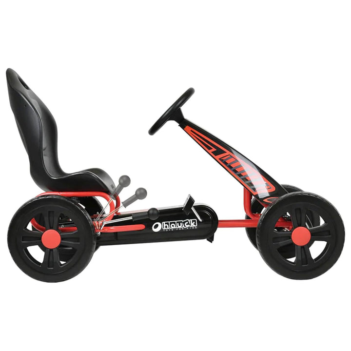 hauck Hurricane Racing Go Kart w/Low Profile Rubber Tires & Handbrake(For Parts)