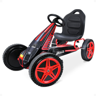 hauck Racing Go Kart w/Low Profile Rubber Tires, Handbrake Design, Red (Used)