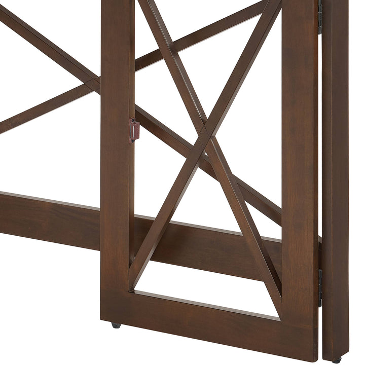 MECO Stakmore Stylish Versatile Folding Desk with Built In Outlets (Open Box)
