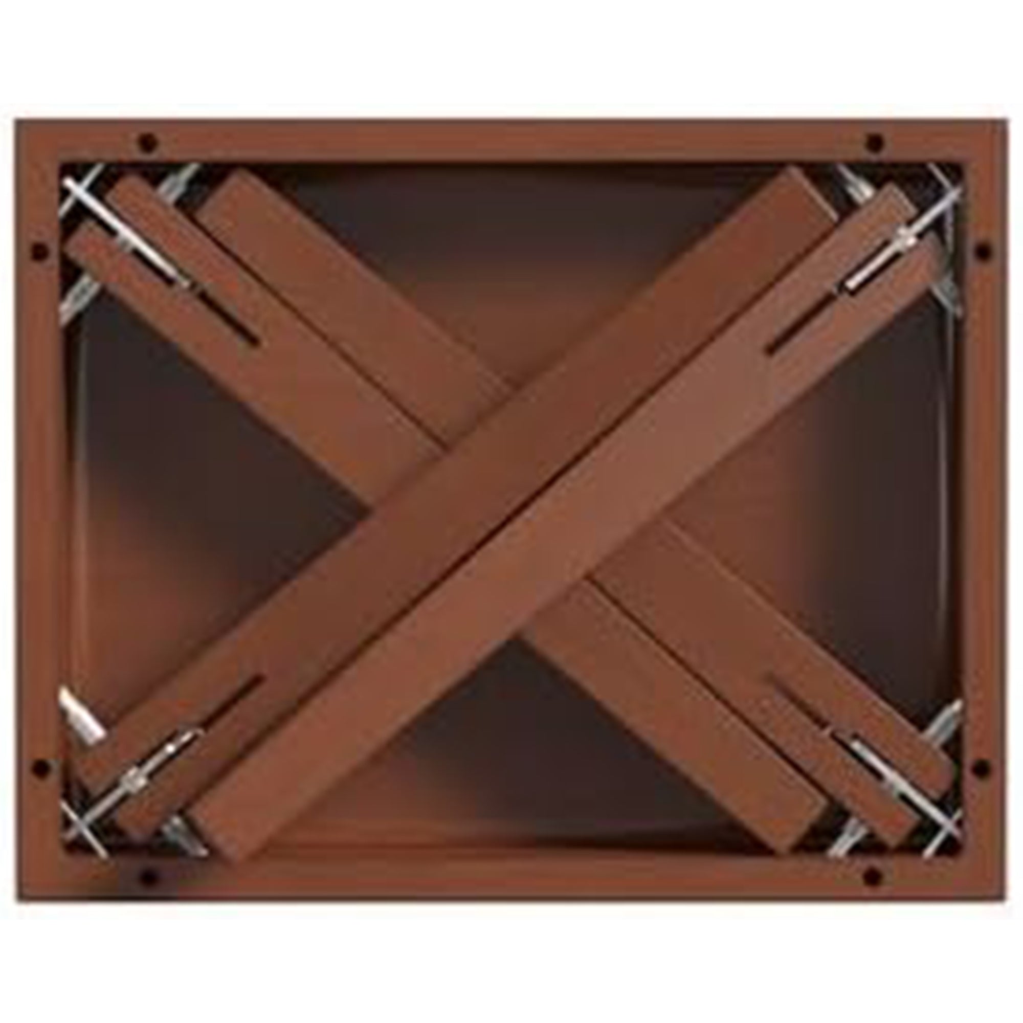 Stakmore Wooden Folding End Table, No Assembly, Espresso Finish, 19 x 15 x 19 in