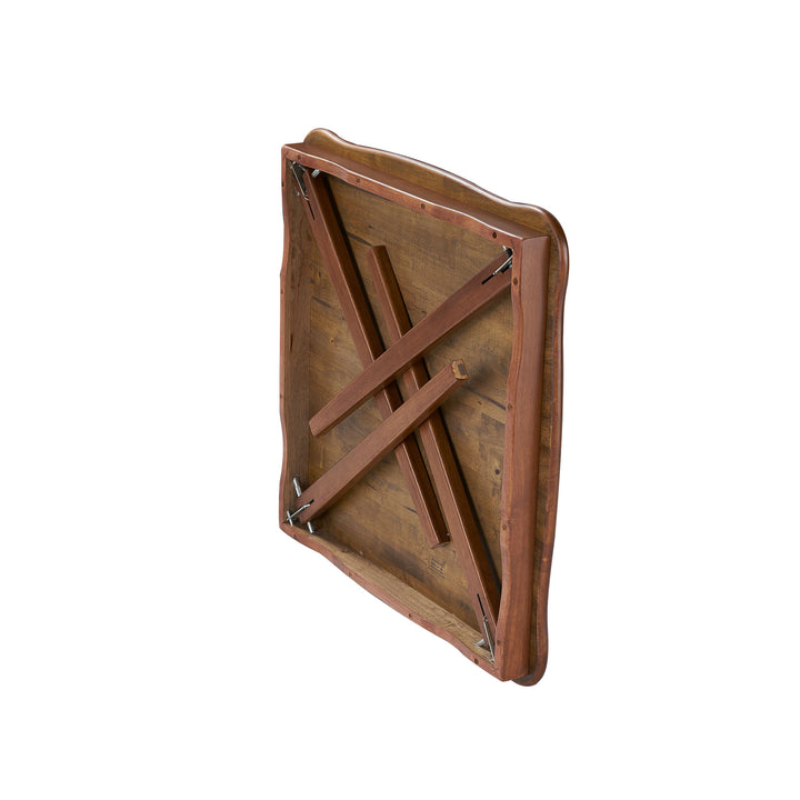 MECO Stakmore Scalloped Edge Compact Traditional Folding Card Table (Open Box)