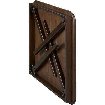 MECO Stakmore Classic Straight Edge Wood Folding Card Table, Espresso Frame