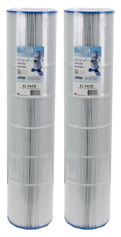 Unicel C-7472 Replacement 125 Sq Ft Pool Filter Cartridge, 163 Pleats (2 Pack) - VMInnovations