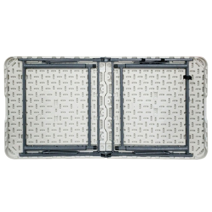 Plastic Development Group 4 Ft Long Fold in Half Banquet Folding Table, (3 Pack) - VMInnovations