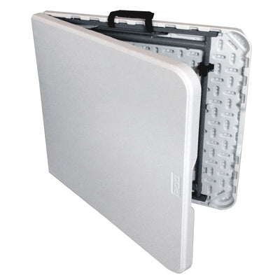 Plastic Development Group 4 Ft Long Fold in Half Banquet Folding Table, (3 Pack) - VMInnovations