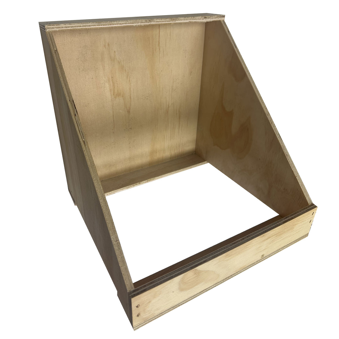 Farm Innovators Single Wood Nesting Box for Chickens, Ducks & Birds (Open Box)