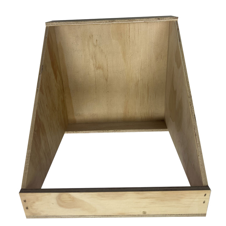 Farm Innovators Single Wood Nesting Box for Chickens, Ducks & Birds (Open Box)
