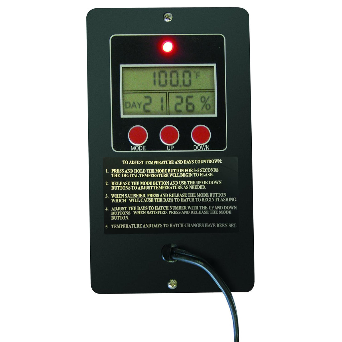 Farm Innovators 40W Digital Circulated Air Incubator for Up to 48 Eggs(Open Box) - VMInnovations