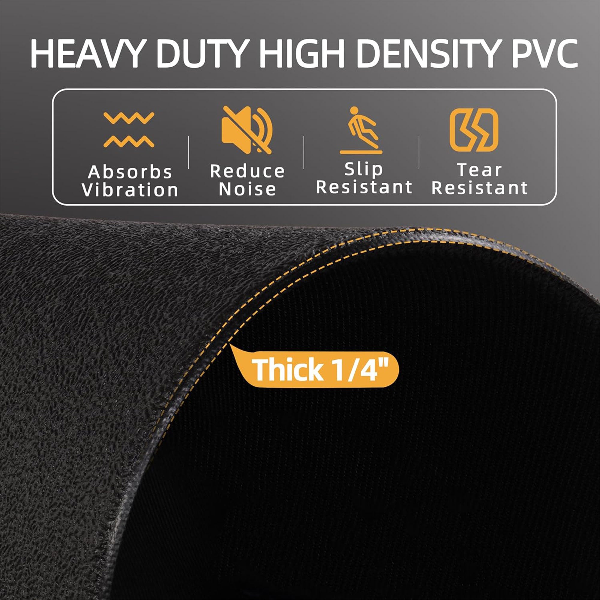 BalanceFrom 4' x 6' High Density Gym Mat for Floor Protection (Open Box)