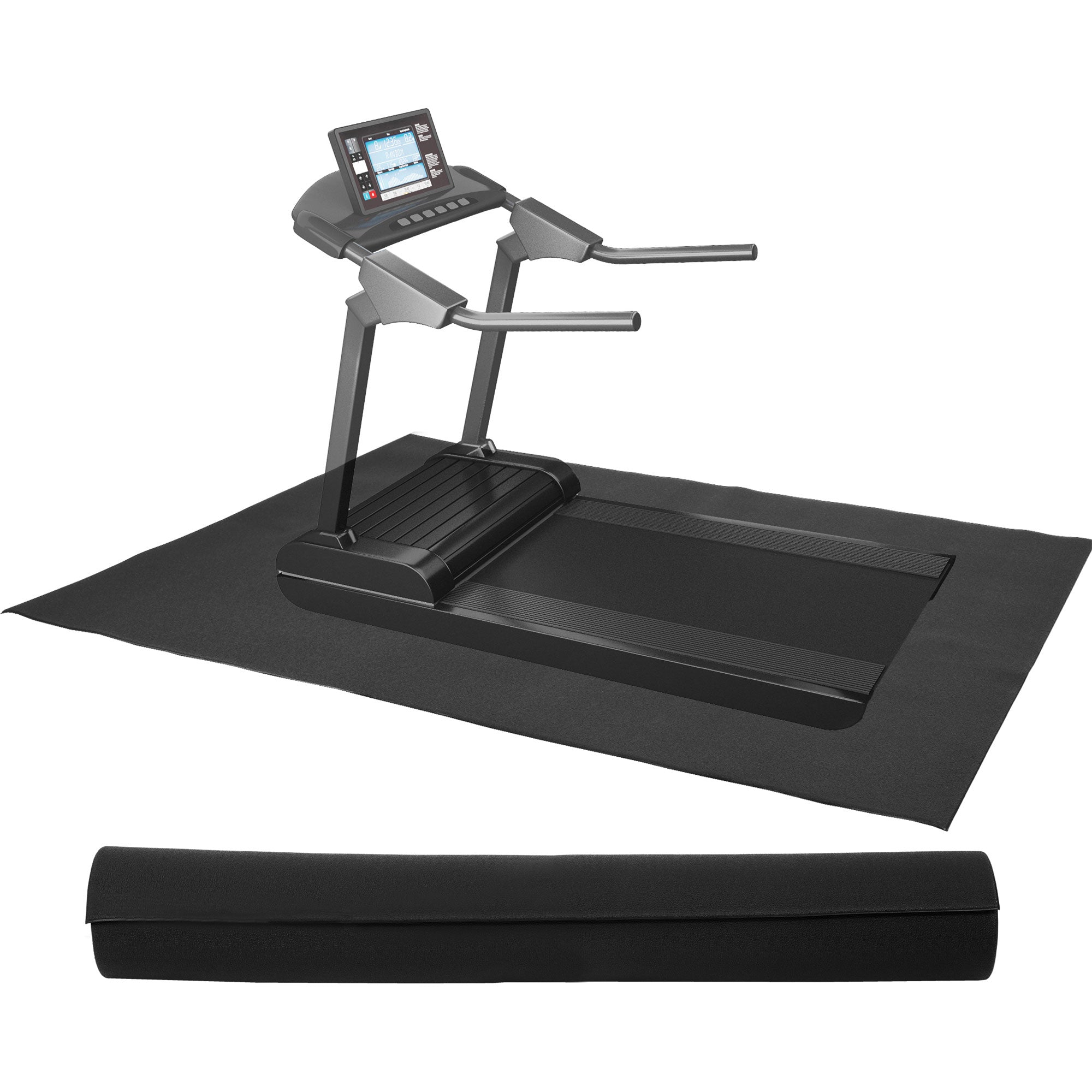 BalanceFrom Fitness 4' x 8' High Density Gym Equipment Mat for Floor Protection - VMInnovations