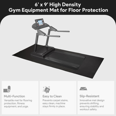 BalanceFrom 6' x 9' High Density Gym Mat for Floor Protection (Open Box) - VMInnovations