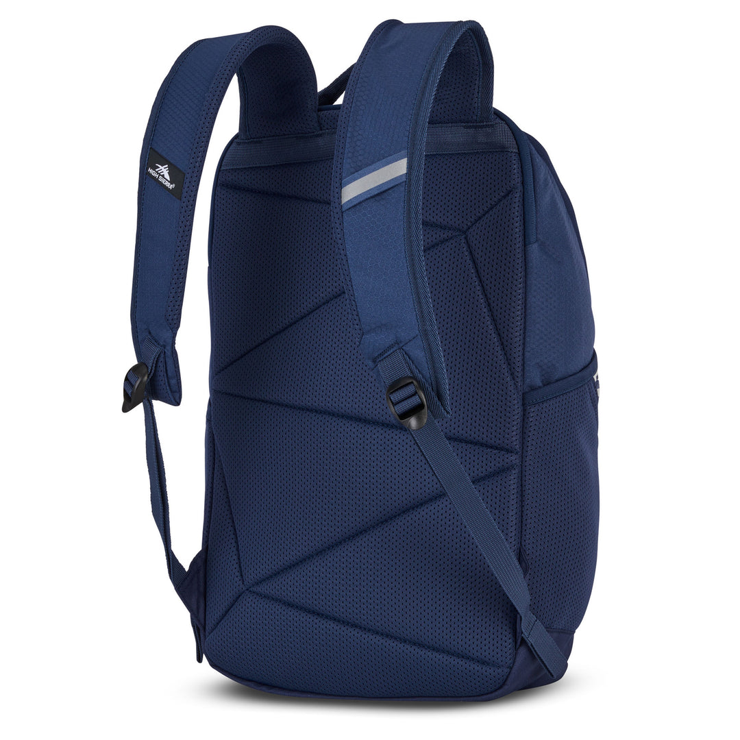 High Sierra Backpack, Bookbag Fits most 17” Laptops, 30L Capacity,Navy(Open Box) - VMInnovations