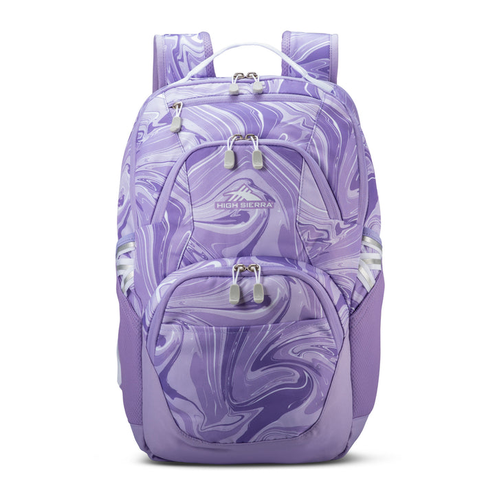 High Sierra Backpack, Fits most 17” Laptops,30L Capacity, Lavender (Open Box)