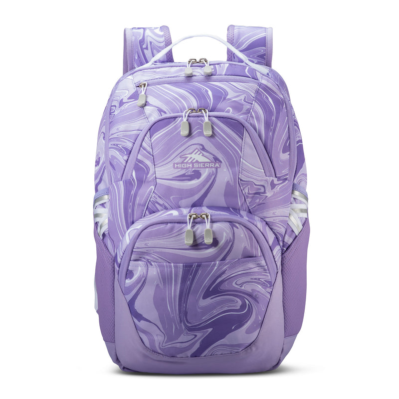 High Sierra Backpack, Bookbag Fits most 17” Laptops,30L Capacity, Lavender(Used)