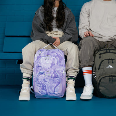 High Sierra Swoop Backpack, Bookbag Fits most 17” Laptops,30L Capacity, Lavender