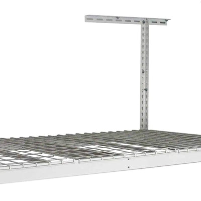 MonsterRax 3' x 6' Overhead Garage Storage Rack Holds Up to 350 Pounds, White