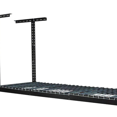 MonsterRax 2' x 8' Overhead Garage Storage Rack Holds Up to 350 Lbs, Hammertone - VMInnovations