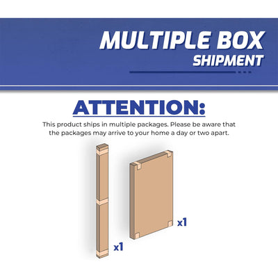 SafeRacks 2' x 8' Overhead Garage Storage Rack Holds Up to 400 Pounds, White