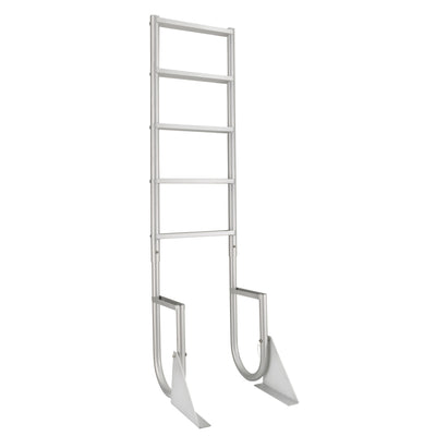 RecPro 5 Step Aluminum Dock Pier Attachment Flip Up Ladder (Open Box) - VMInnovations