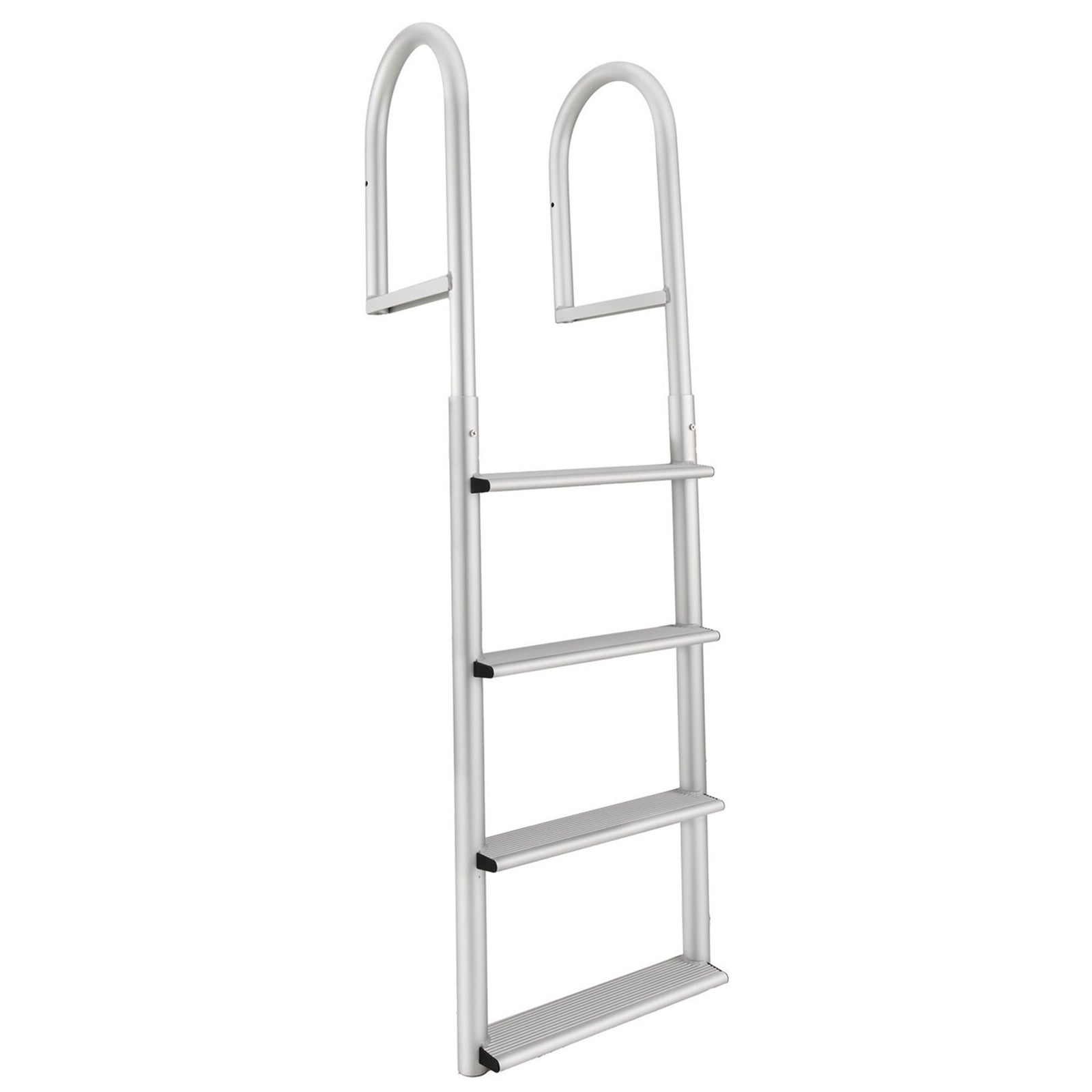 RecPro 4 Step Aluminum Marine Grade Dock and Pier Stationary Ladder (Open Box) - VMInnovations