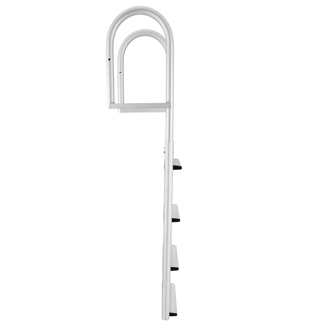 RecPro 4 Step Aluminum Marine Grade Dock and Pier Stationary Ladder (Open Box)