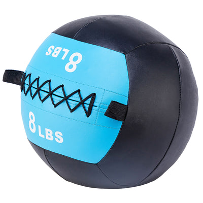 Signature Fitness Weighted Medicine Wall Ball Full Body Workout Equipment, 8 lb