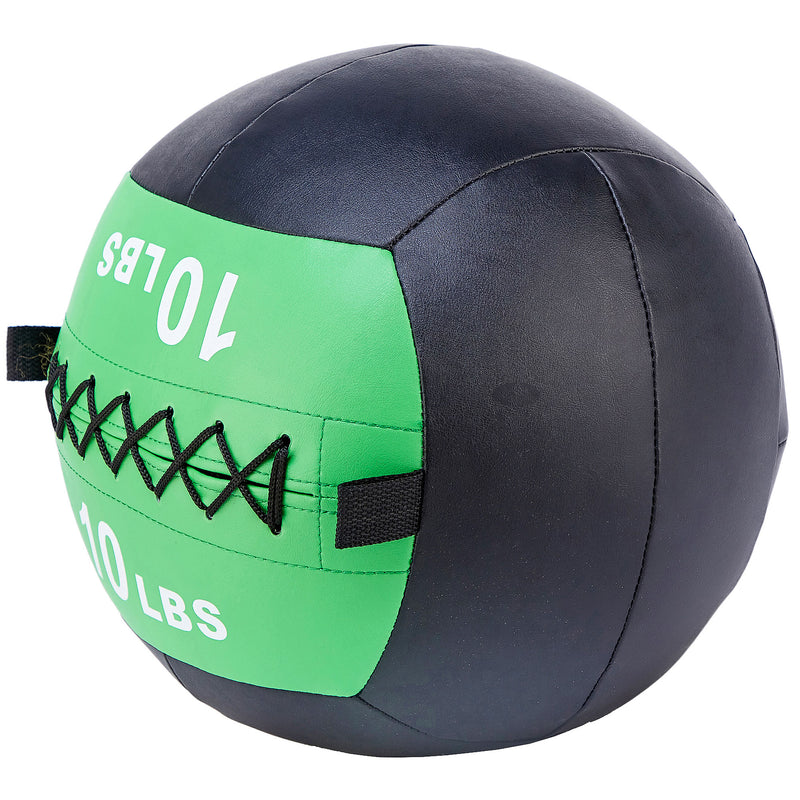 Signature Fitness Weighted Medicine Wall Ball Full Body Workout Equipment, 10 lb