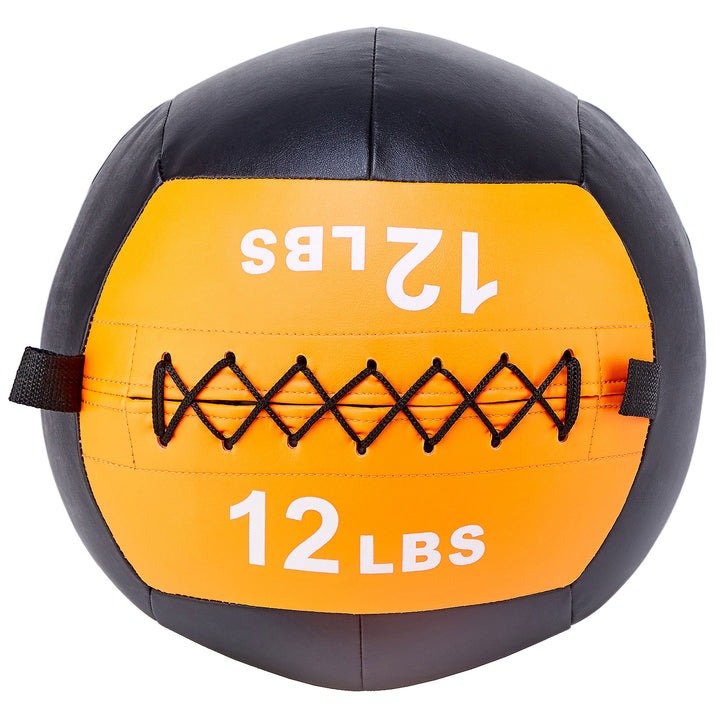 Signature Fitness Medicine Ball Full Body Workout Equipment, 12 lb (Open Box)