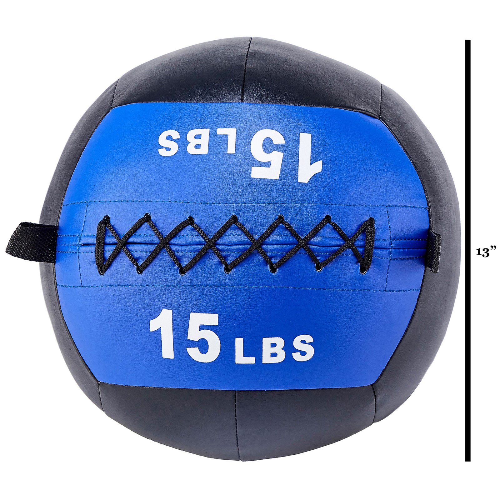 Signature Fitness Weighted Medicine Wall Ball Full Body Workout, 15 lb (Used) - VMInnovations