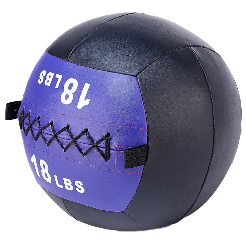 Signature Fitness Weighted Medicine Wall Ball Full Body Workout Equipment, 18 lb