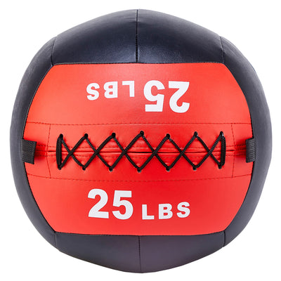 Signature Fitness Weighted Medicine Wall Ball Full Body Workout, 25lb (Open Box) - VMInnovations