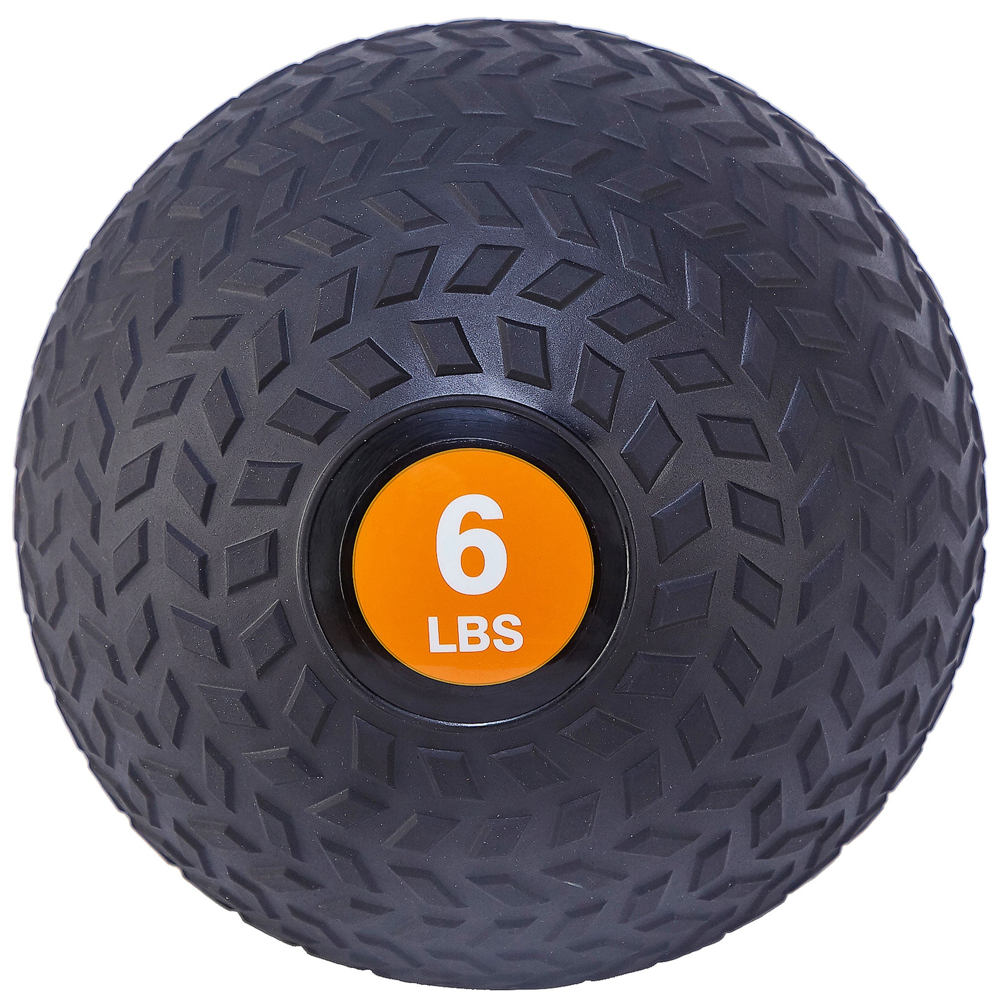 Signature Weighted Slam Ball Full Body Workout Equipment, 6lb, Black (Open Box) - VMInnovations