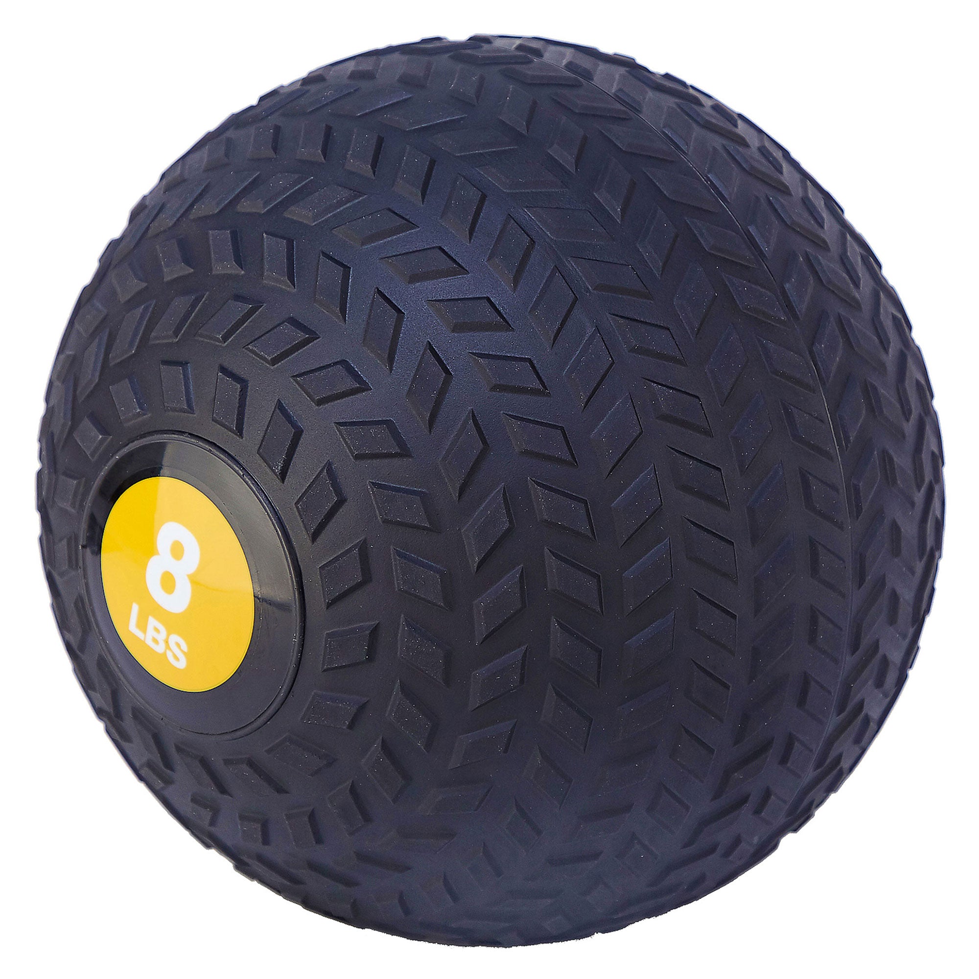 Signature Weighted Slam Ball Full Body Workout Equipment, 8lb, Black (Open Box) - VMInnovations