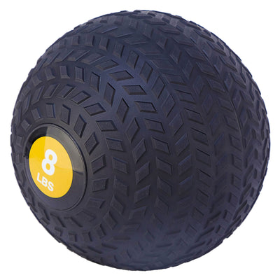 Signature Weighted Slam Ball Full Body Workout Equipment, 8lb, Black (Open Box) - VMInnovations