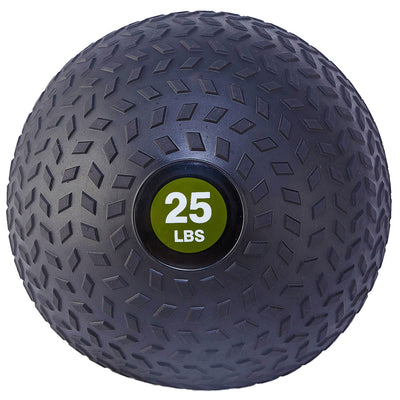 Signature Weighted Slam Ball Full Body Workout Equipment, 25 lb, Black (Used) - VMInnovations