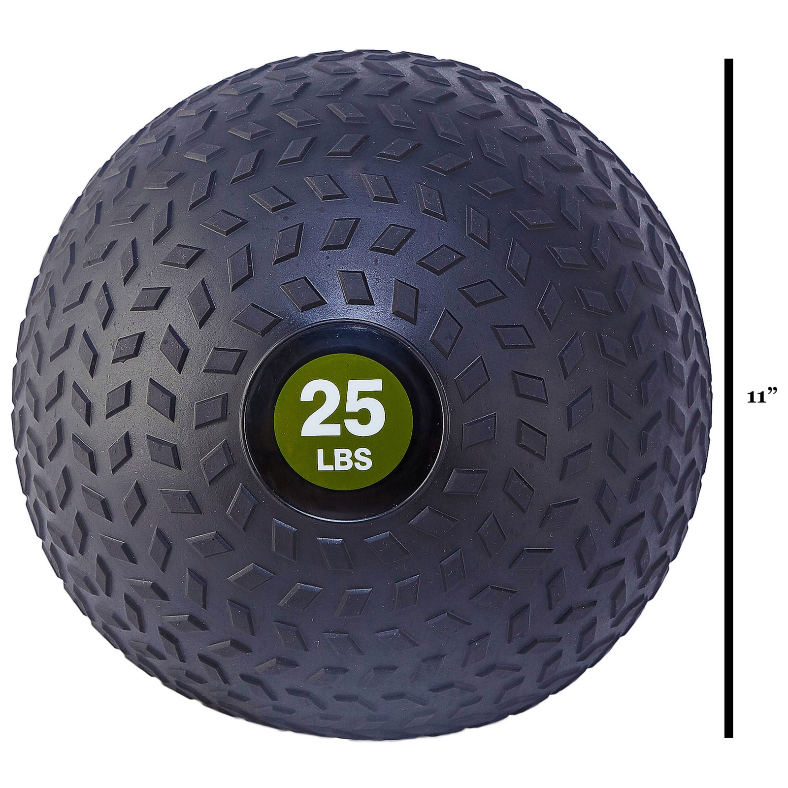 Signature Weighted Slam Ball Full Body Workout Equipment, 25 lb, Black (Used) - VMInnovations