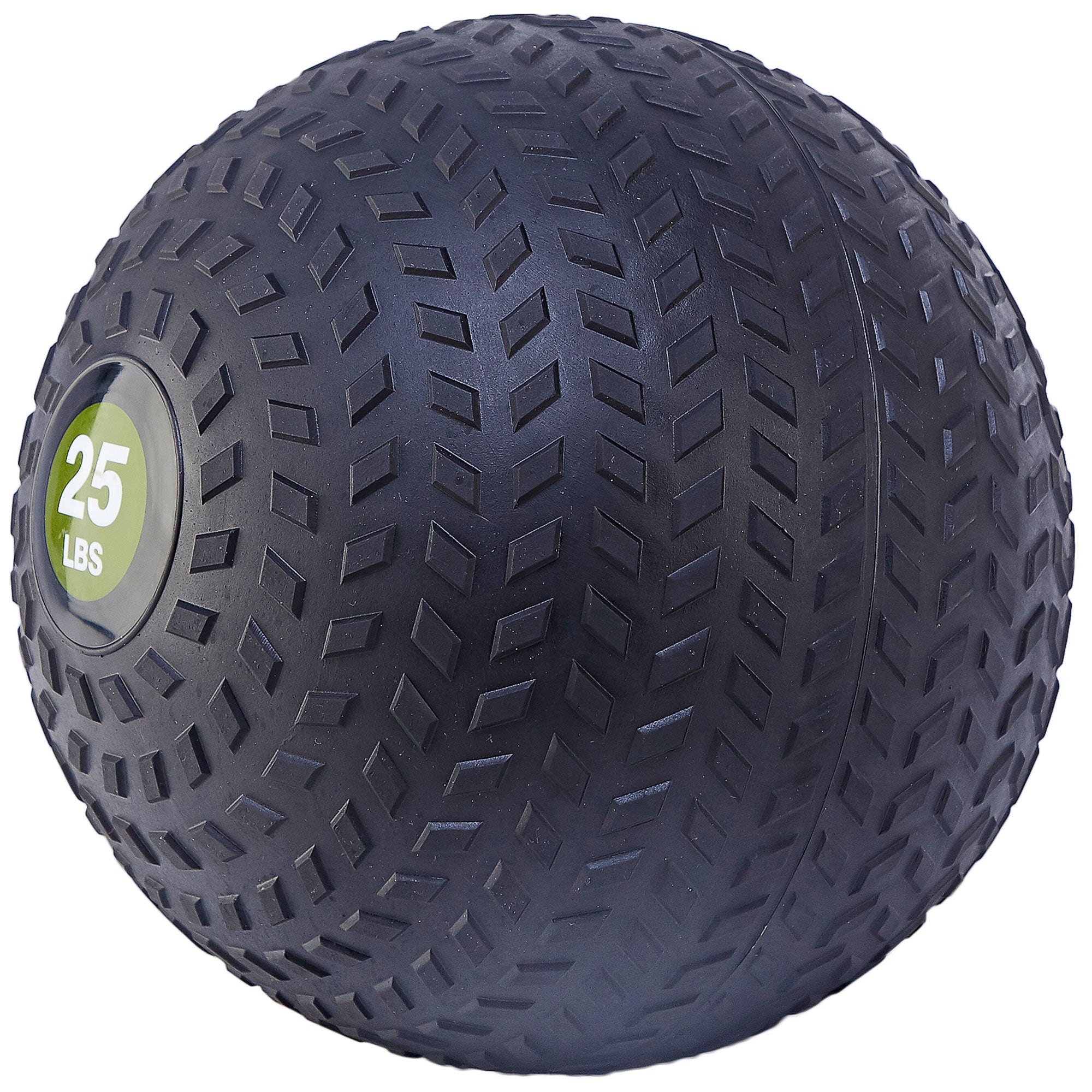 Signature Weighted Slam Ball Full Body Workout Equipment, 25 lb, Black (Used) - VMInnovations