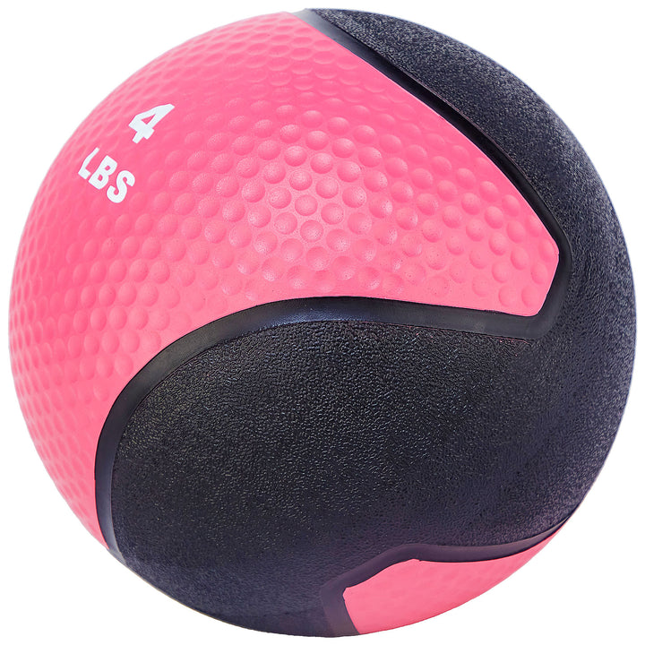 Signature Weighted Medicine Ball Full Body Workout Equipment, 4lb (Open Box)