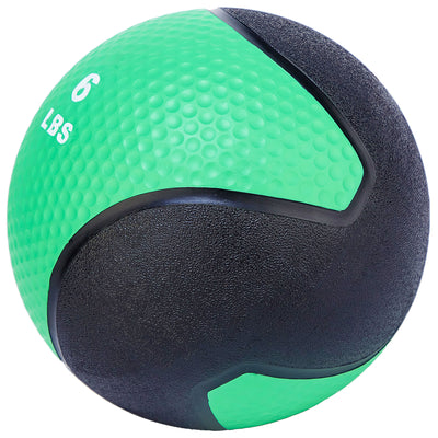 Signature Fitness Weighted Medicine Ball Full Body Workout, 6lb (Open Box) - VMInnovations