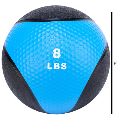 Signature Fitness Medicine Ball Full Body Workout Equipment, 8lb (Open Box) - VMInnovations