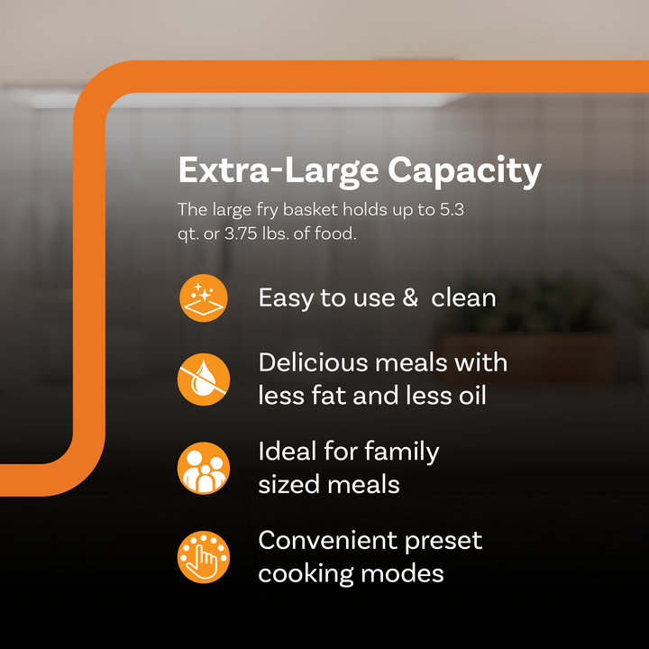 Complete Cuisine CC-5300-DG-AF 5.3-Quart Digital Air Fryer (Open Box) - VMInnovations